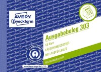 AVERY Zweckform Ausgabebeleg Formularbuch 303, 1 St.