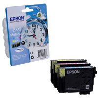 EPSON 27XL / T2715XL (Wecker) cyan, magenta, gelb...