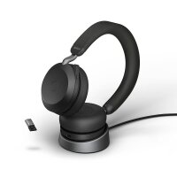Jabra Evolve2 75 UC mit Ladestation Bluetooth-Headset schwarz
