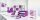 LEITZ Briefablage WOW violett DIN A4, 1 St.