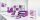 LEITZ Briefablage WOW violett DIN A4, 1 St.