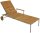 Garden Pleasure Sonnenliege DENVER braun Stahl