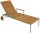 Garden Pleasure Sonnenliege DENVER braun Stahl