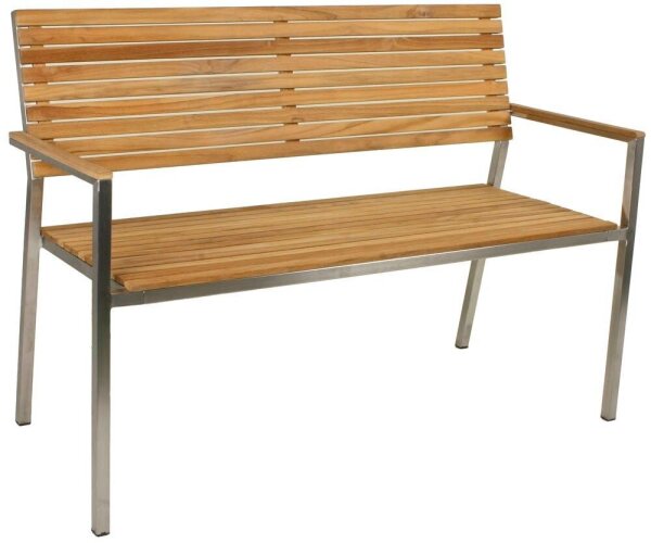 Garden Pleasure Gartenbank DENVER 304770 braun Holz 125,0 cm