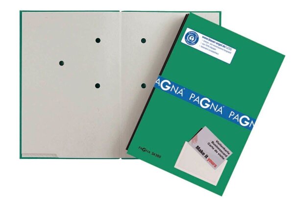 PAGNA Unterschriftenmappe 20 Fächer grün, 1 St.