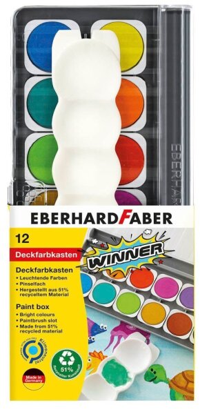 EBERHARD FABER Winner Wasserfarbkasten 12 Farben