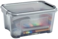 cep Shadow Aufbewahrungsbox 13,0 l grau-transparent 27,7 x 38,9 x 19,5 cm, 1 St.