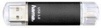 hama USB-Stick Laeta Twin schwarz 32 GB, 1 St.