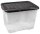 cep Curve Aufbewahrungsbox 10,0 l transparent, schwarz 28,0 x 35,0 x 16,0 cm, 1 St.