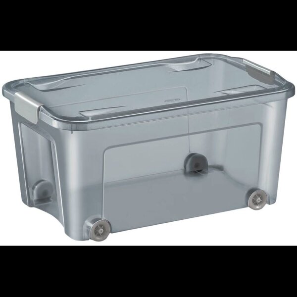 cep Shadow Aufbewahrungsbox 43,0 l grau-transparent 38,0 x 59,3 x 29,0 cm, 1 St.