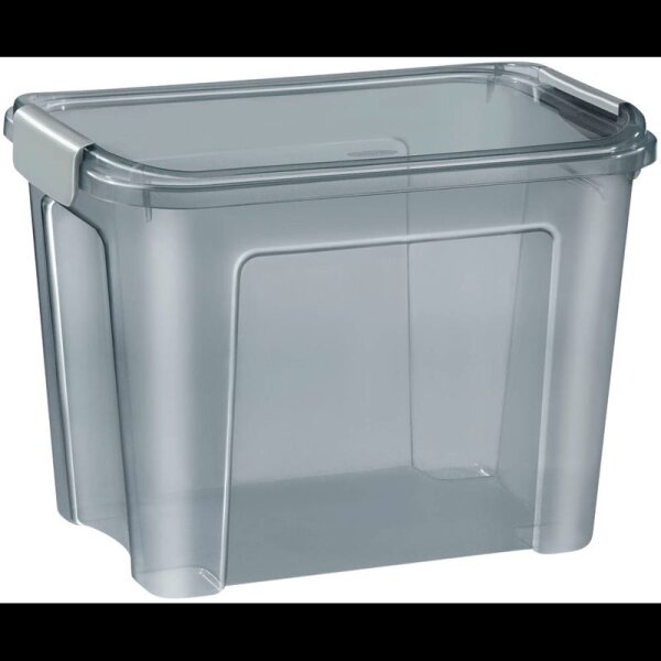 cep Shadow Aufbewahrungsbox 18,0 l grau-transparent 27,7 x 38,9 x 28,5 cm, 1 St.