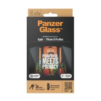 PanzerGlass™ Privacy UWF mit Applikator Display-Blickschutzglas für Apple iPhone 15 Pro Max