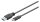 goobay USB C/USB 3.0 A Kabel 1,0 m schwarz, 1 St.