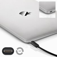 goobay USB C/Micro USB 2.0 B Kabel 1,0 m schwarz, 1 St.