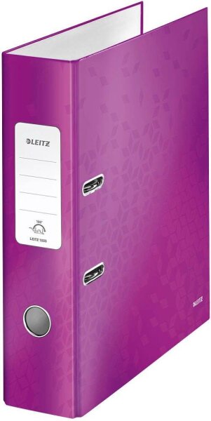 LEITZ Ordner lila Karton 8,0 cm DIN A4, 1 St.