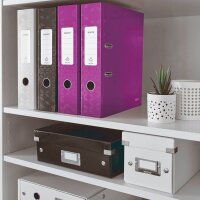 LEITZ Ordner lila Karton 8,0 cm DIN A4, 1 St.