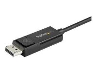 StarTech.com USB C/DisplayPort Kabel 2,0 m schwarz, 1 St.