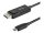 StarTech.com USB C/DisplayPort Kabel 2,0 m schwarz, 1 St.