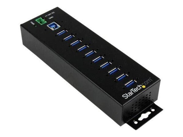 StarTech.com USB-Hub 10-fach schwarz