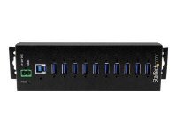 StarTech.com USB-Hub 10-fach schwarz