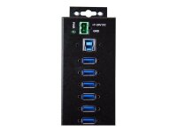 StarTech.com USB-Hub 10-fach schwarz