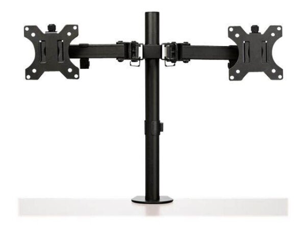 StarTech.com Monitor-Halterung ARMDUAL2 ARMDUAL2 schwarz für 2 Monitore, Tischklemme