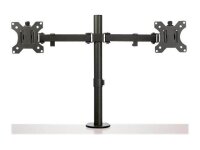 StarTech.com Monitor-Halterung ARMDUAL2 ARMDUAL2 schwarz für 2 Monitore, Tischklemme