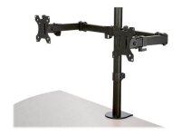 StarTech.com Monitor-Halterung ARMDUAL2 ARMDUAL2 schwarz für 2 Monitore, Tischklemme