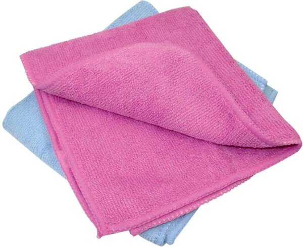 aqualine® Mikrofasertücher Polyester 60 °C waschbar, 2 St.