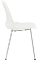 Mayer Besucherstühle 2520_02 weiß Kunststoff, 2 St.