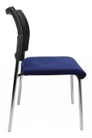 Topstar Besucherstühle Visit 10 Net NV290 G260 blau, schwarz Stoff, 2 St.