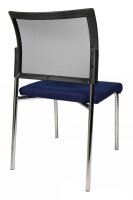 Topstar Besucherstühle Visit 10 Net NV290 G260 blau, schwarz Stoff, 2 St.