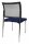 Topstar Besucherstühle Visit 10 Net NV290 G260 blau, schwarz Stoff, 2 St.