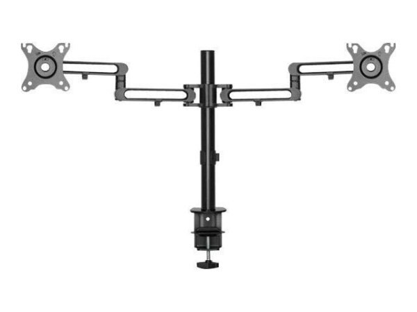 StarTech.com Monitor-Halterung ARMDUAL3 ARMDUAL3 schwarz für 2 Monitore, Tischklemme