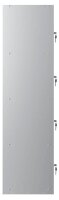 phoenix Spind Locker grau PL1430GGK, 4 Schließfächer 30,0 x 50,0 x 183,0 cm