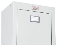 phoenix Spind Locker grau PL1430GGK, 4 Schließfächer 30,0 x 50,0 x 183,0 cm