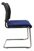 Topstar Besucherstühle Visit 20 Net NV490 G260 blau, schwarz Stoff, 2 St.