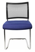 Topstar Besucherstühle Visit 20 Net NV490 G260 blau, schwarz Stoff, 2 St.