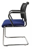 Topstar Besucherstühle Visit 20 Net NV490 G260 blau, schwarz Stoff, 2 St.