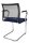 Topstar Besucherstühle Visit 20 Net NV490 G260 blau, schwarz Stoff, 2 St.