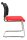 Topstar Besucherstühle Visit 20 Net NV490 G210 rot, schwarz Stoff, 2 St.