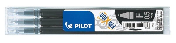 PILOT FRIXION Tintenrollerminen schwarz 0,3 mm 3 St.