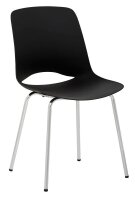 Mayer Besucherstühle 2520_01 schwarz Kunststoff, 2 St.