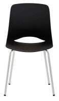 Mayer Besucherstühle 2520_01 schwarz Kunststoff, 2 St.