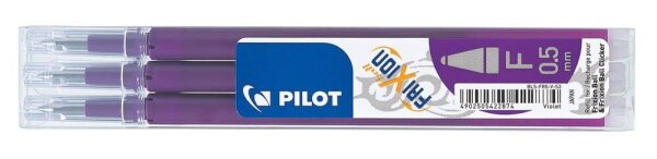 PILOT FRIXION Tintenrollerminen violett 0,3 mm 3 St.