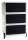 PAPERFLOW easyBox Rollcontainer weiß, schwarz 3 Auszüge 39,0 x 43,6 x 64,2 cm