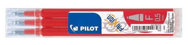PILOT FRIXION Tintenrollerminen rot 0,3 mm 3 St.