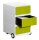 PAPERFLOW easyBox Rollcontainer weiß, grün 3 Auszüge 39,0 x 43,6 x 64,2 cm
