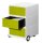 PAPERFLOW easyBox Rollcontainer weiß, grün 3 Auszüge 39,0 x 43,6 x 64,2 cm