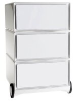PAPERFLOW easyBox Rollcontainer weiß 3 Auszüge...
